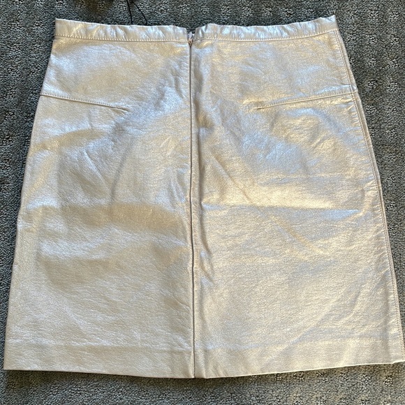 Gold Mini Skirt - Picture 2 of 10